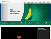 Tablet Screenshot of brasilprevidencia.com.br